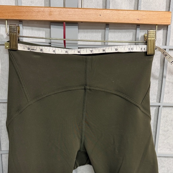 Lululemon Olive Green High-Waisted Leggings, Size 4 - Picture 6 of 7